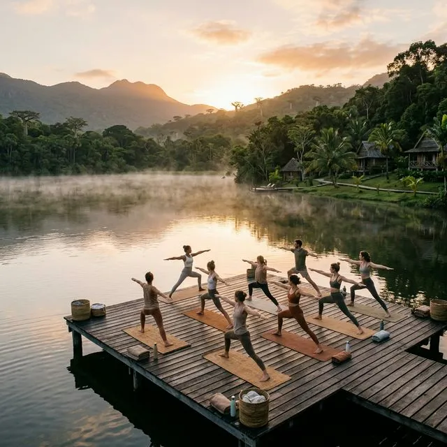 Retraite de Yoga au Lac Sahambavy
